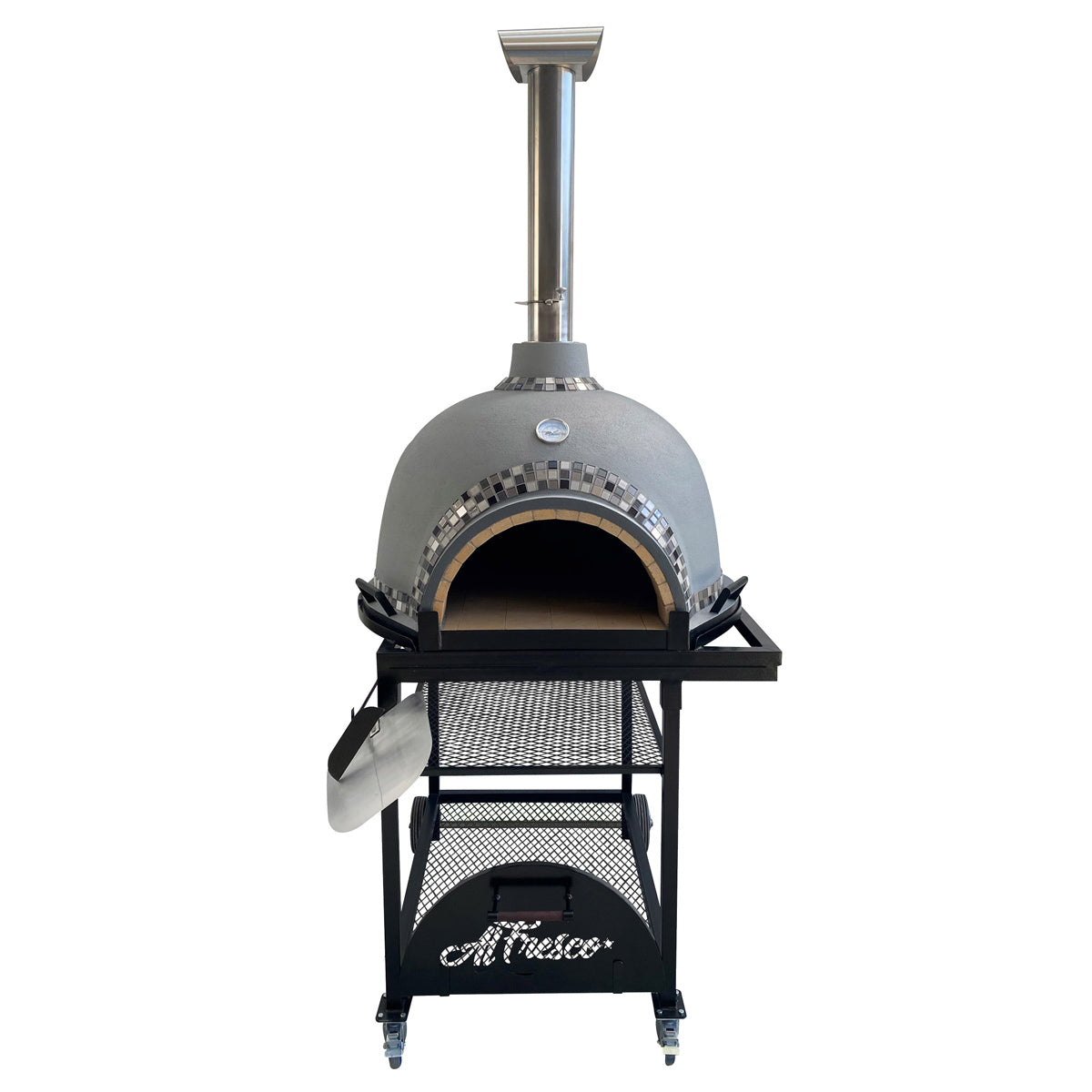 Alfresco Festivo Wood Fired Pizza Oven grey