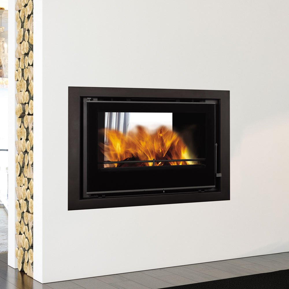 C&A Cristal 69 Insert Wood Fireplace Double Sided