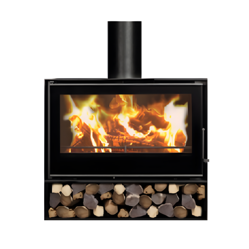 Cristal 78 Wood Fireplace Double Sided